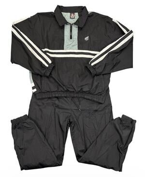 Vintage USA Olympic Bravo Apparel Windbreaker Jacket Black Green White